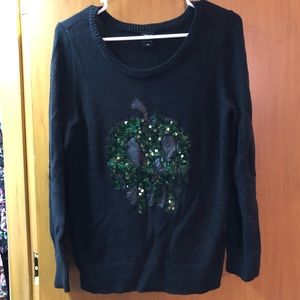 Snow White Poison Apple Black Sweater
